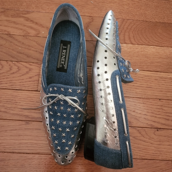 Vintage J. Reneé 42 Stars Leather Loafers - Picture 6 of 7